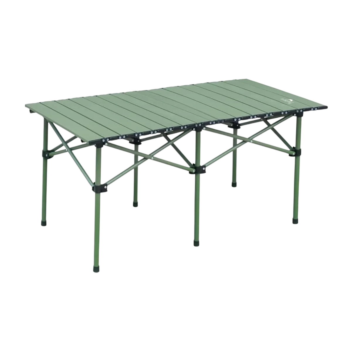 Dolphy Multipurpose Folding Camping Table With Roll-up Tabletop (Rectangle) 