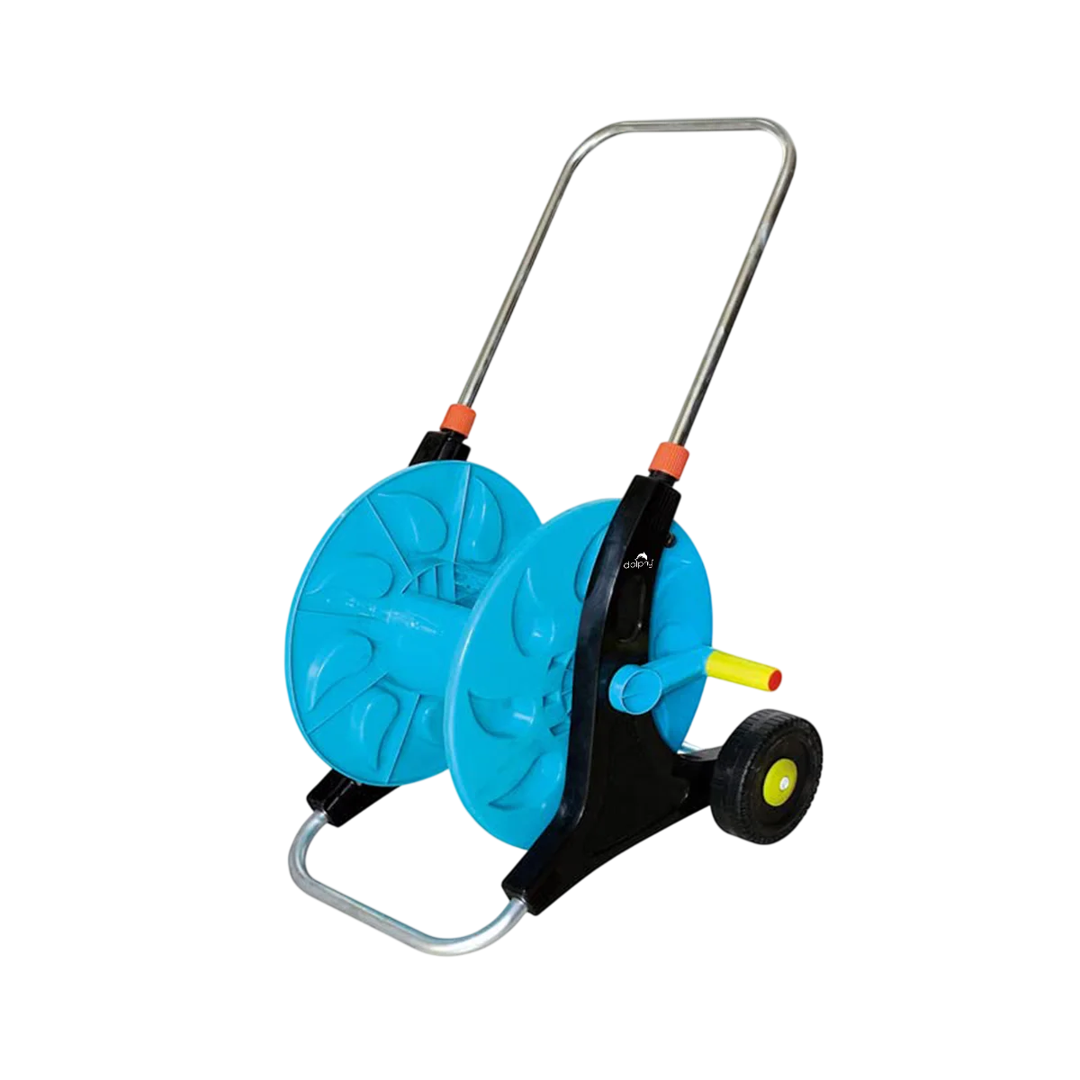 Dolphy Garden Pressure Water Hose Reel Cart with Wheels - Blue