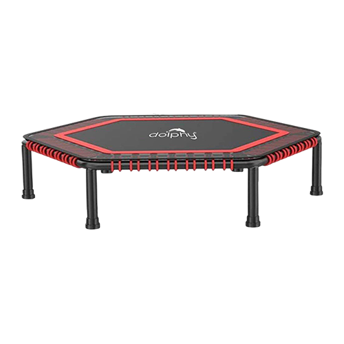 Dolphy 50inch Hexagon Trampoline Rebounder with anti-slip rubber material.