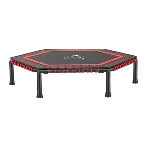 Dolphy 50inch Hexagon Trampoline Rebounder with anti-slip rubber material.