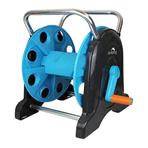 Dolphy Garden Hose Pipe Roller Stand – Blue