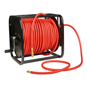Dolphy Steel Manual Floor Mounted Air Hose Reel with 3/8" /  90M