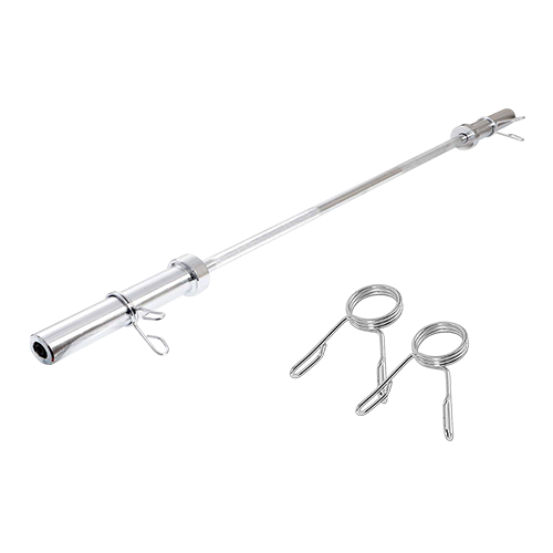 5 Feet Olympic Straight Barbell Rod With Spring Collar