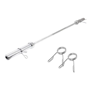 5 Feet Olympic Straight Barbell Rod With Spring Collar