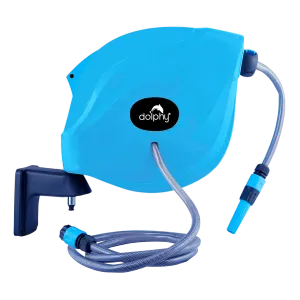 Dolphy Wall Mounted Auto Retractable Garden Hose Pipe Reel – 20M