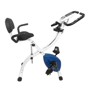 Dolphy Folding Stationary Exercise Bike with 2 Resistance bands
