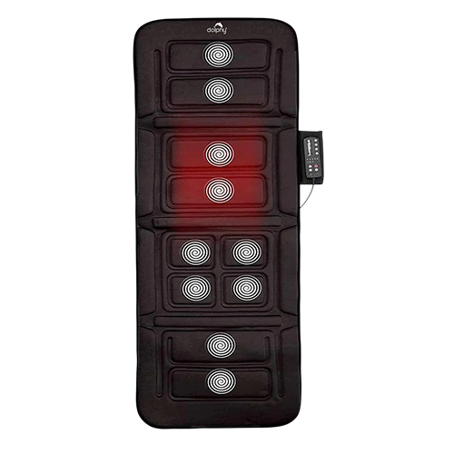 Dolphy Electric Massage Mat with 10 Vibrating motor And 4 heating pad.