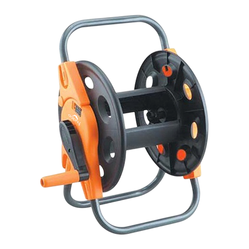 Dolphy Portable Garden Hose Pipe Reel Cart– Orange