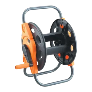 Dolphy Portable Garden Hose Pipe Reel Cart– Orange