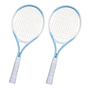 Dolphy Recreational Tennis Racquets Set for 2 Player with Carry Bag- Blue, Pink