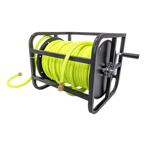 Dolphy Water Manual Hose Reel With 1/2" * 60M, Rubber Hose-150 PSI