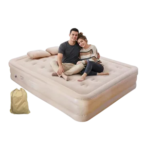 Dolphy Air Mattress Queen With Built In Electric Pump & Flocking Fabric