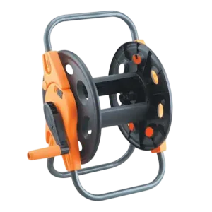Dolphy Portable Garden Hose Pipe Reel Cart– Orange