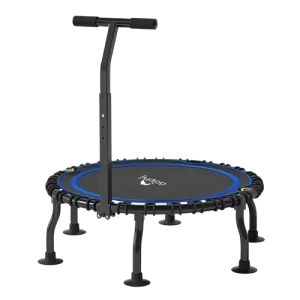 Dolphy 40 Inch Foldable Bungee Trampoline Rebounder with Adjustable Handle.