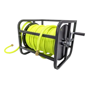 Dolphy Water Manual Hose Reel With 1/2" * 60M, Rubber Hose-150 PSI