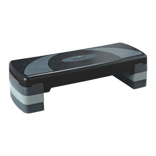 Dolphy 3-Level Adjustable Aerobic Stepper – Grey, Red