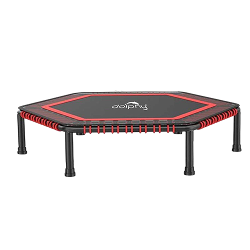Dolphy 50inch Hexagon Trampoline Rebounder with anti-slip rubber material.