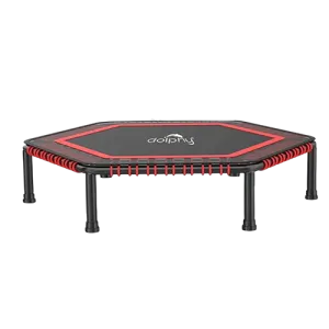 Dolphy 50inch Hexagon Trampoline Rebounder with anti-slip rubber material.