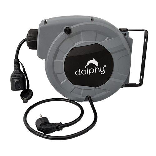 Dolphy 10 M Automatic Extension cord reel, Rewind Electric Cable Reel