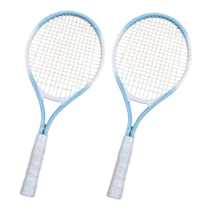 Dolphy Recreational Tennis Racquets Set for 2 Player with Carry Bag- Blue, Pink