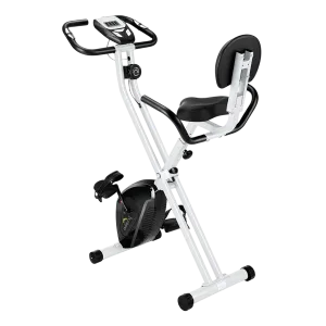 Dolphy Folding Black Exercise Bike with 8- levels Magnetic Resistance