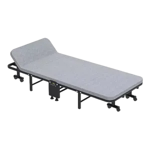 Dolphy Metal Folding & Single Size with Double Layer Cotton Bed