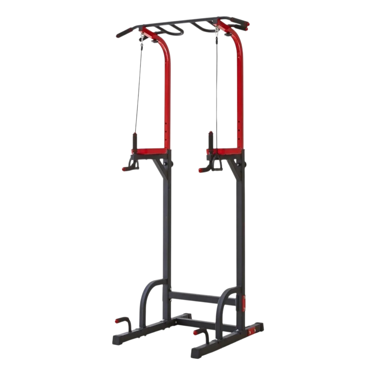 Dolphy Adjustable Power Tower Dip Stand with Steel Frame