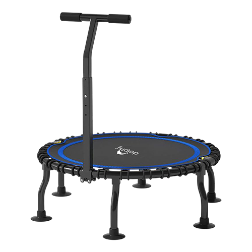 Dolphy 40 Inch Foldable Bungee Trampoline Rebounder with Adjustable Handle.
