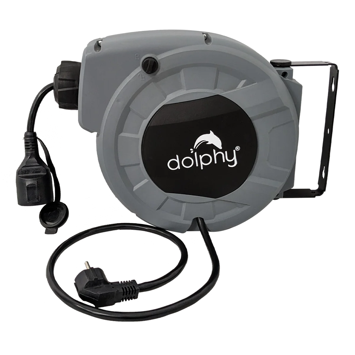 Dolphy 10 M Automatic Extension cord reel, Rewind Electric Cable Reel
