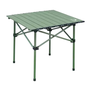 Dolphy Square Aluminum Folding Camping Table with Adjustable Height
