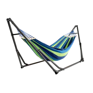 Dolphy 8ft Indoor Outdoor Brazilian Cotton Hammock with Stand