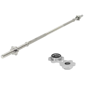 Dolphy Straight Barbell Rod 6 Feet 28mm Standard with Spinlocks 