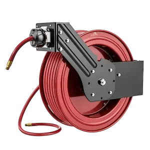 Dolphy Retractable Air Hose Reel 3/8 Inch x 20M Brass Fitting 300 PSI