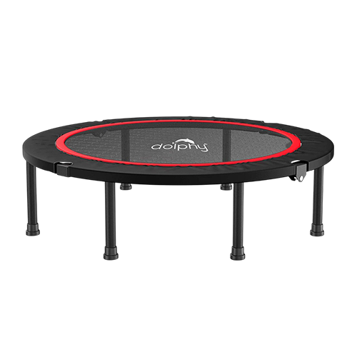 Dolphy 40 inch Exercise Foldable Trampoline with Quiet & Stable Exercise Rebounder