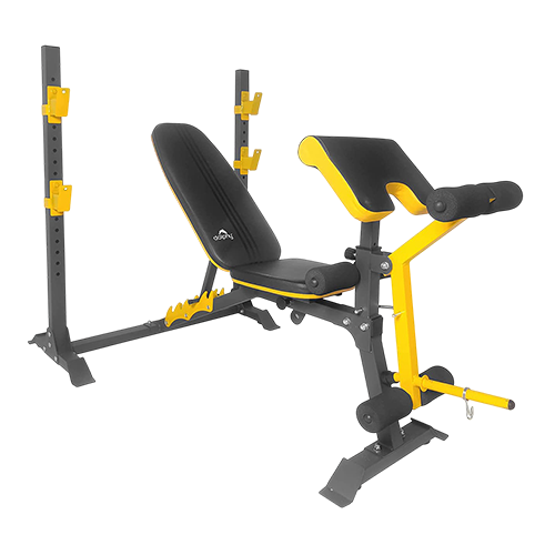 Dolphy Adjustable Olympic Weight Bench with Leg Developer