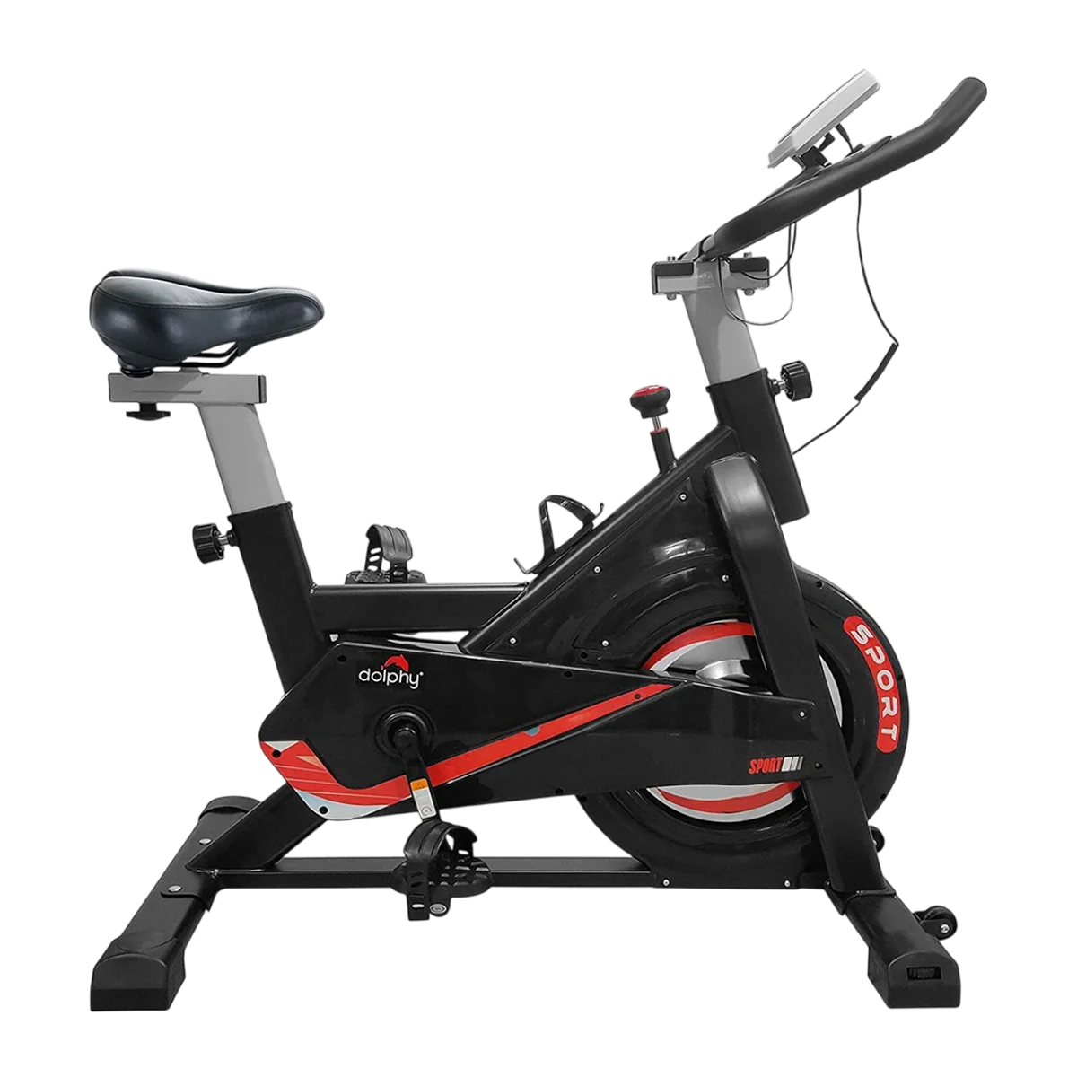 Dolphy  Red & Black  Spin  Cycling  Bike