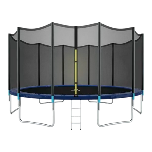 Dolphy 16ft Outdoor Trampoline For Kids and Adult- Black Color, Multi Color