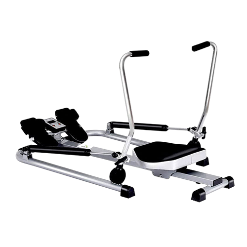 Dolphy Foldable Rower with Digital Indicator & Hydraulic Seat Roller