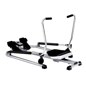 Dolphy Foldable Rower with Digital Indicator & Hydraulic Seat Roller